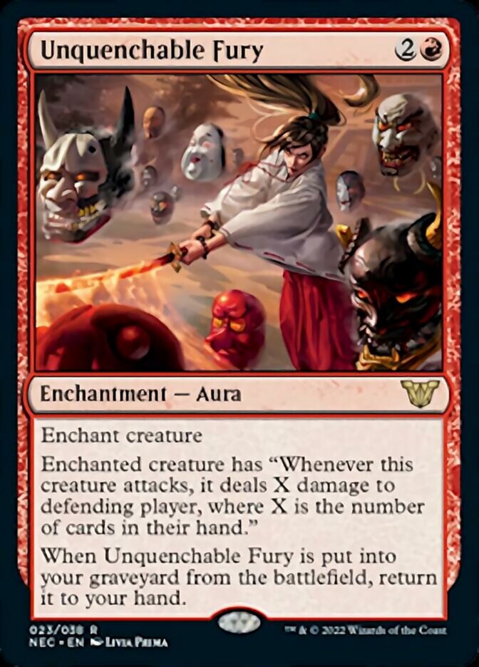 Unquenchable Fury [Kamigawa: Neon Dynasty Commander] | Odin's Place