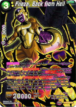 Frieza, Back from Hell (SPR) (BT5-091) [Miraculous Revival] | Odin's Place