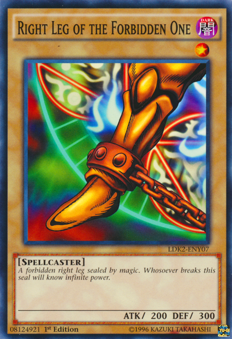 Right Leg of the Forbidden One [LDK2-ENY07] Common | Odin's Place