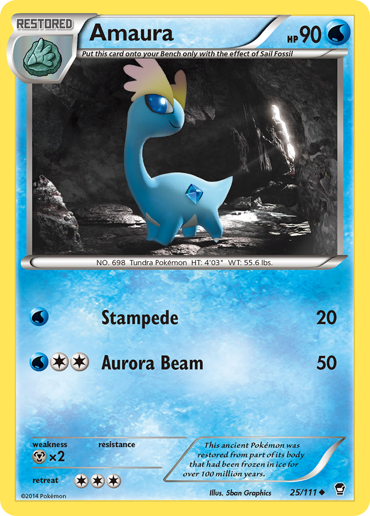 Amaura (25/111) [XY: Furious Fists] | Odin's Place