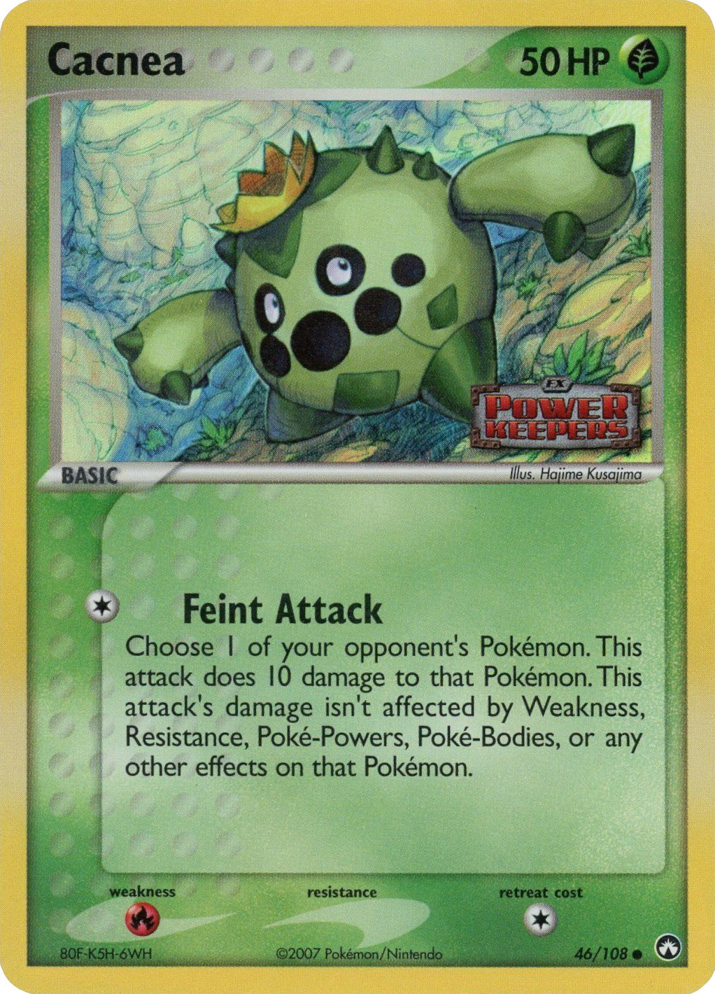 Cacnea (46/108) (Stamped) [EX: Power Keepers] | Odin's Place