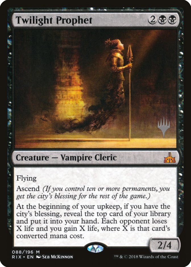 Twilight Prophet (Promo Pack) [Rivals of Ixalan Promos] | Odin's Place