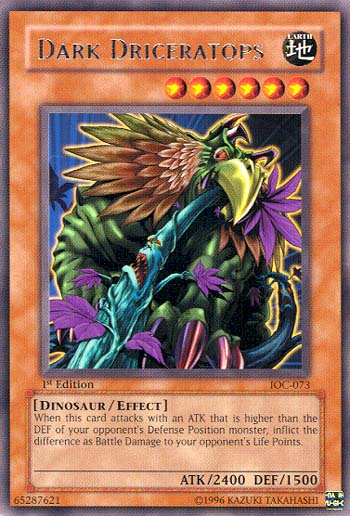Dark Driceratops [IOC-073] Rare | Odin's Place