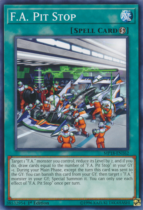 F.A. Pit Stop [MP18-EN162] Common | Odin's Place