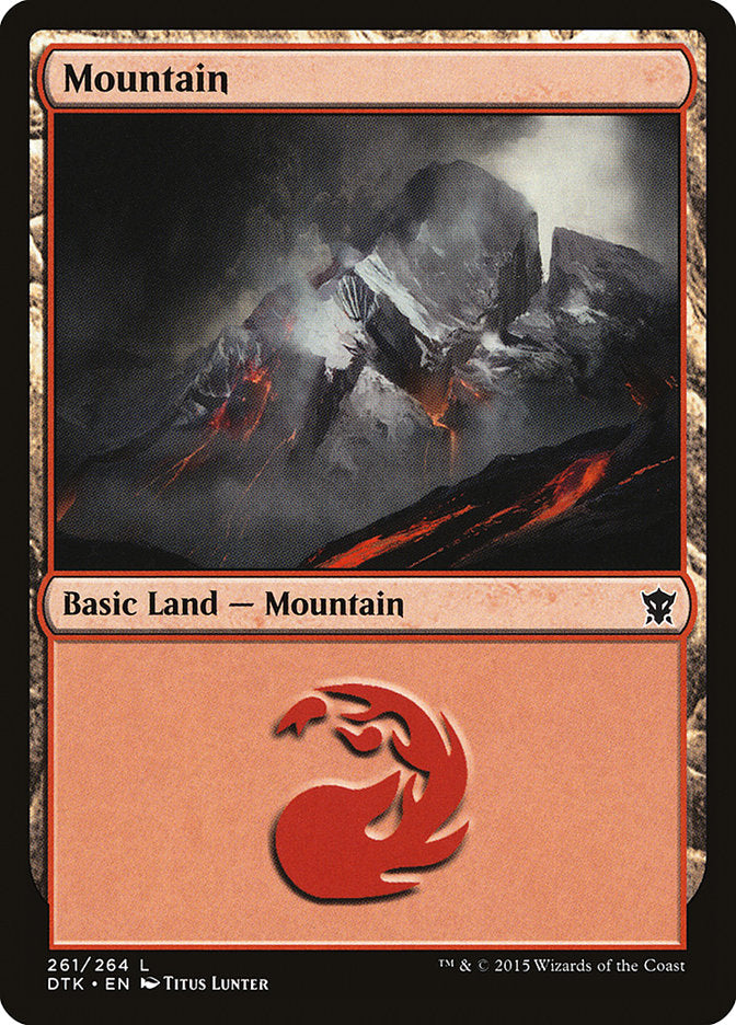 Mountain (261) [Dragons of Tarkir] | Odin's Place