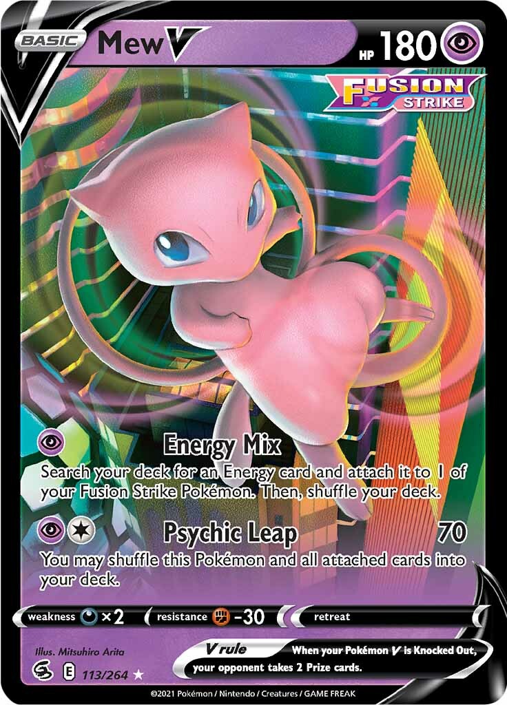 Mew V (113/264) [Sword & Shield: Fusion Strike] | Odin's Place