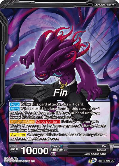 Fin // Fin, Apocalyptic Absorption (BT15-121) [Saiyan Showdown] | Odin's Place