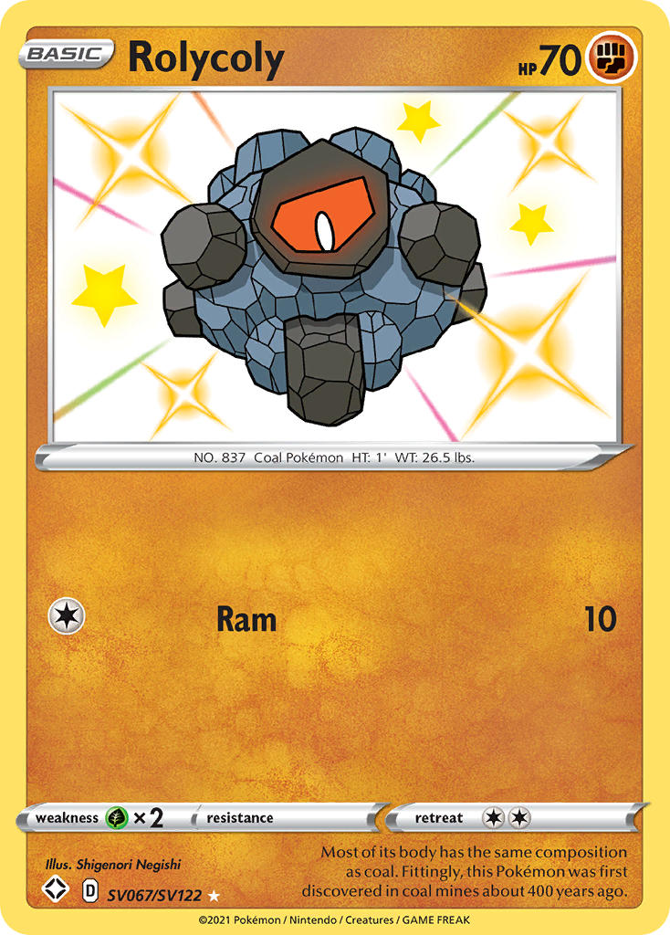 Rolycoly (SV067/SV122) [Sword & Shield: Shining Fates] | Odin's Place