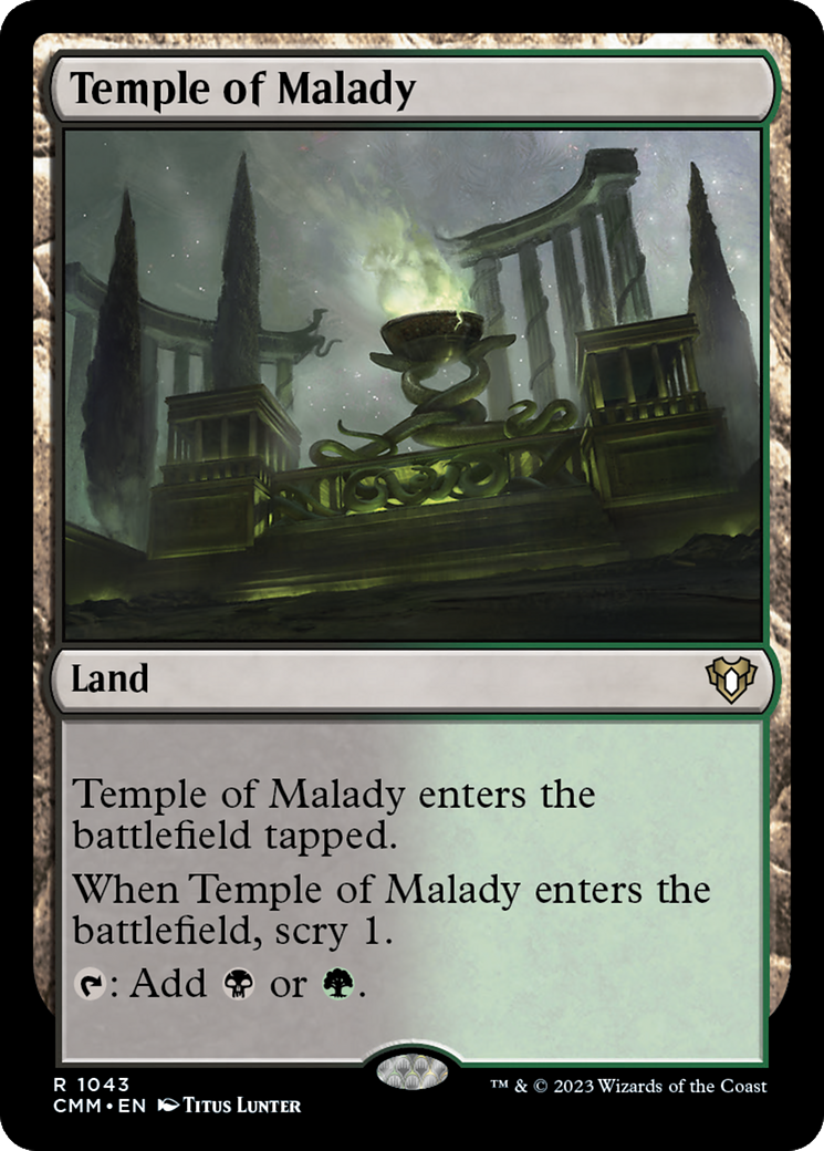 Temple of Malady [Commander Masters] | Odin's Place