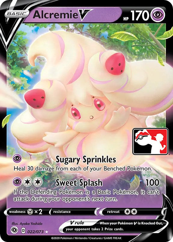 Alcremie V (22/73) [Prize Pack Series One] | Odin's Place