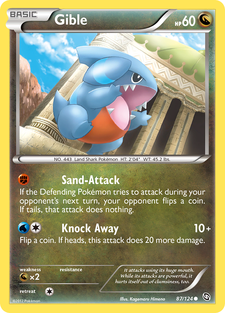 Gible (87/124) [Black & White: Dragons Exalted] | Odin's Place