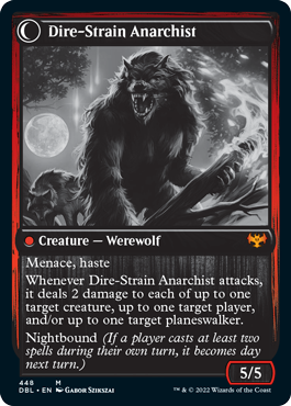 Volatile Arsonist // Dire-Strain Anarchist [Innistrad: Double Feature] | Odin's Place
