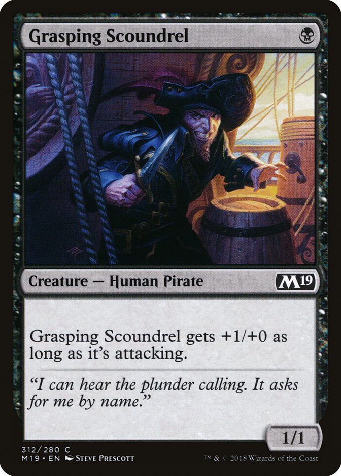 Grasping Scoundrel (312) [Core Set 2019] | Odin's Place
