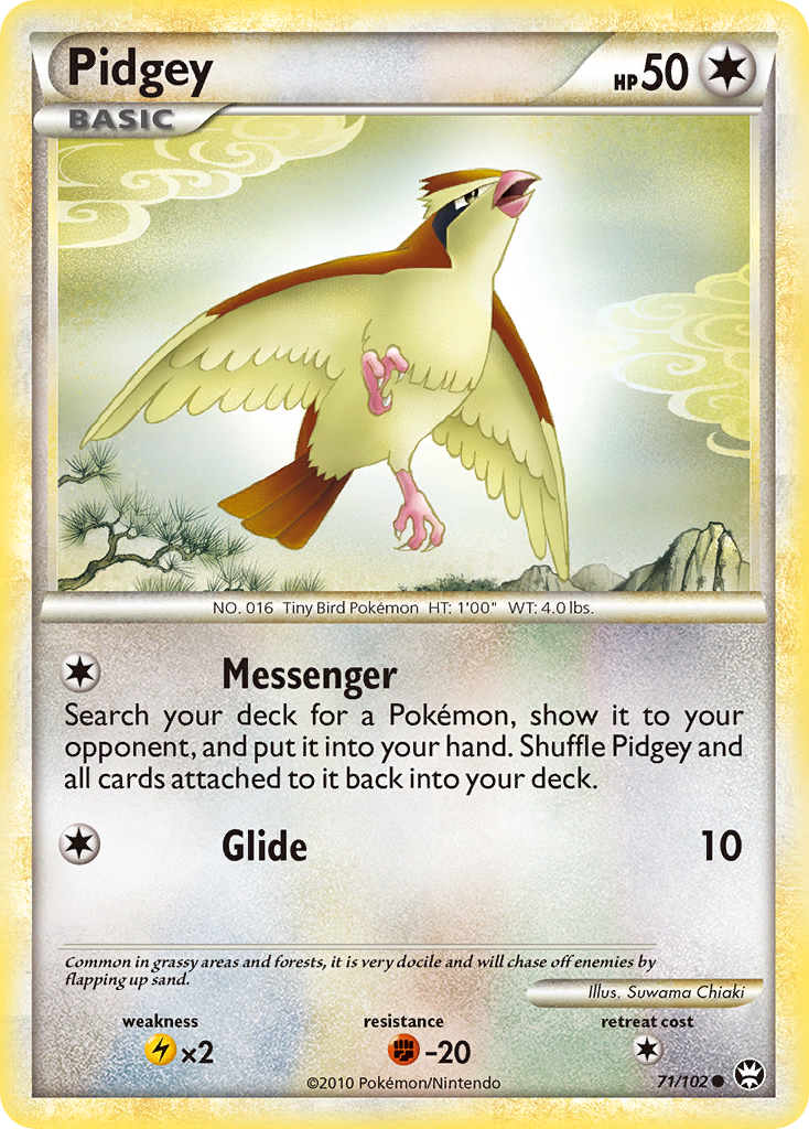 Pidgey (71/102) [HeartGold & SoulSilver: Triumphant] | Odin's Place