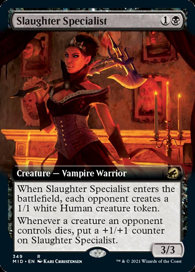Slaughter Specialist (Extended Art) [Innistrad: Midnight Hunt] | Odin's Place
