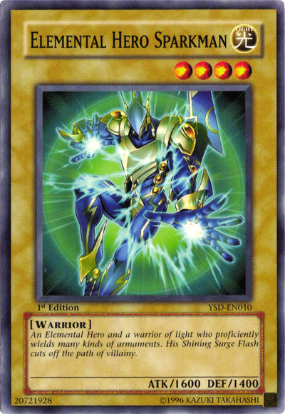 Elemental Hero Sparkman [YSD-EN010] Common | Odin's Place