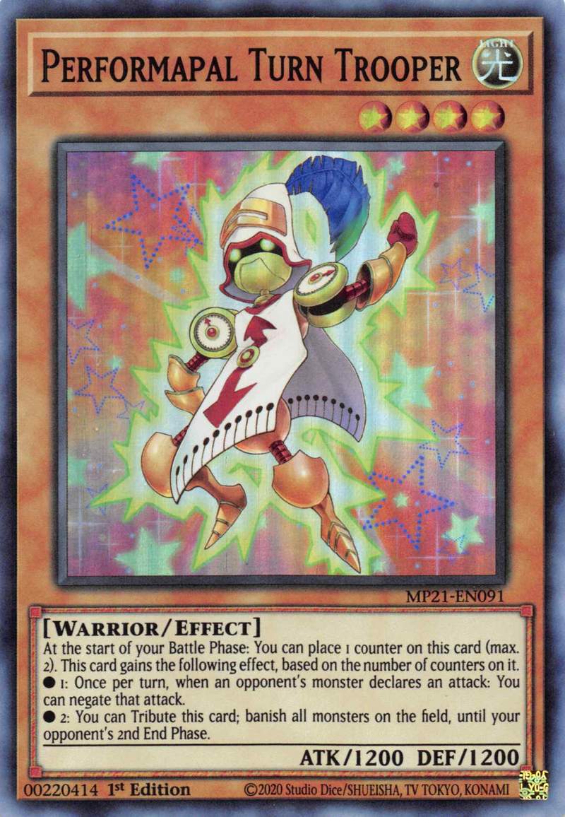 Performapal Turn Trooper [MP21-EN091] Super Rare | Odin's Place