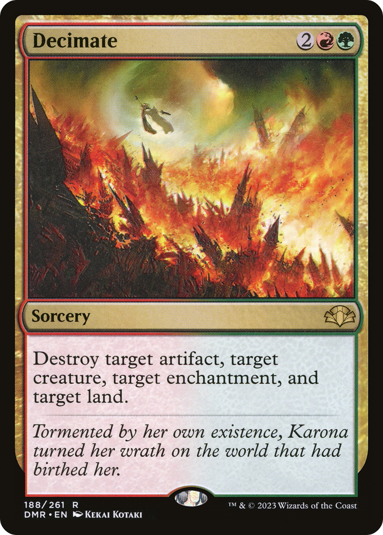 Decimate [Dominaria Remastered] | Odin's Place