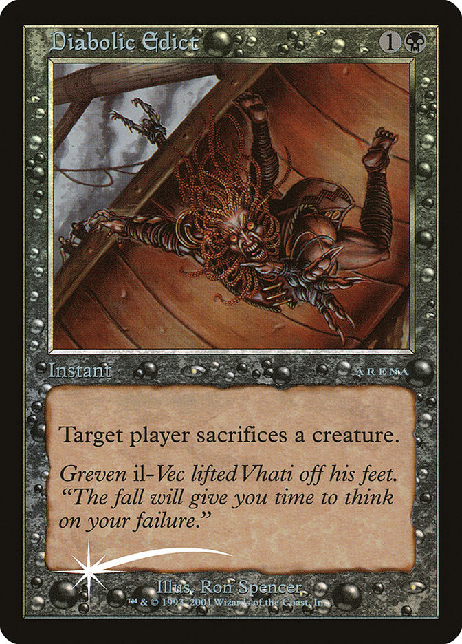 Diabolic Edict (10) [Arena League 2001] | Odin's Place