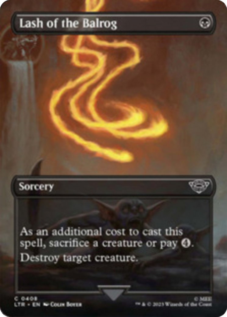 Lash of the Balrog (Borderless Alternate Art) [The Lord of the Rings: Tales of Middle-Earth] | Odin's Place