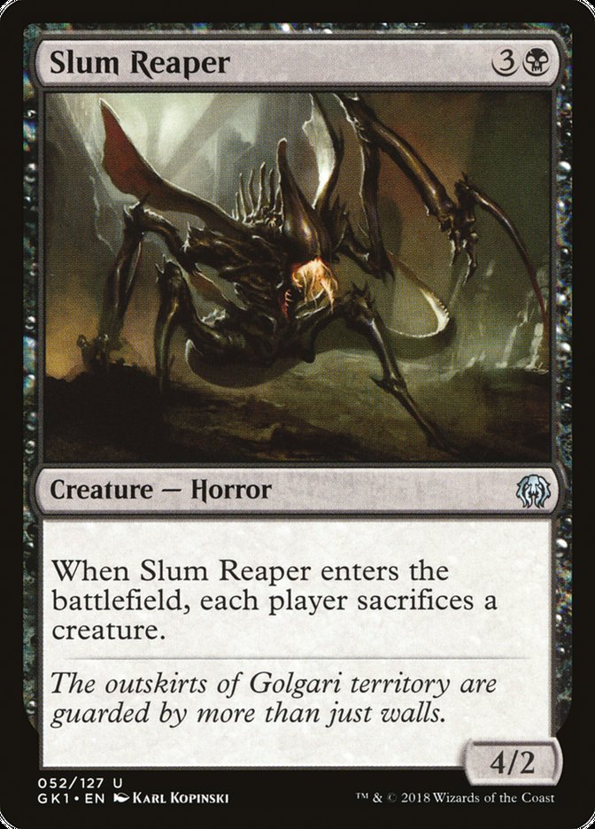 Slum Reaper (52) [Guilds of Ravnica Guild Kit] | Odin's Place