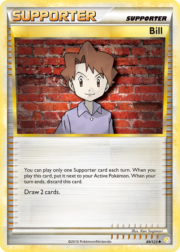 Bill (89/123) [HeartGold & SoulSilver: Base Set] | Odin's Place