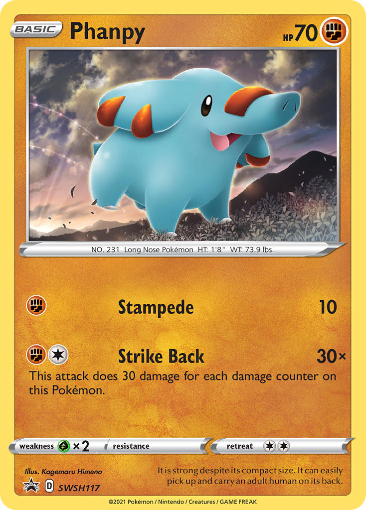 Phanpy (SWSH117) [Sword & Shield: Black Star Promos] | Odin's Place