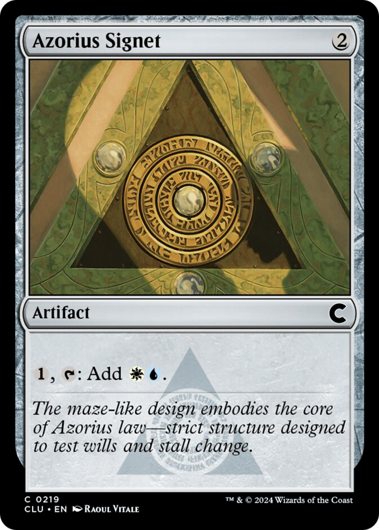 Azorius Signet [Ravnica: Clue Edition] | Odin's Place