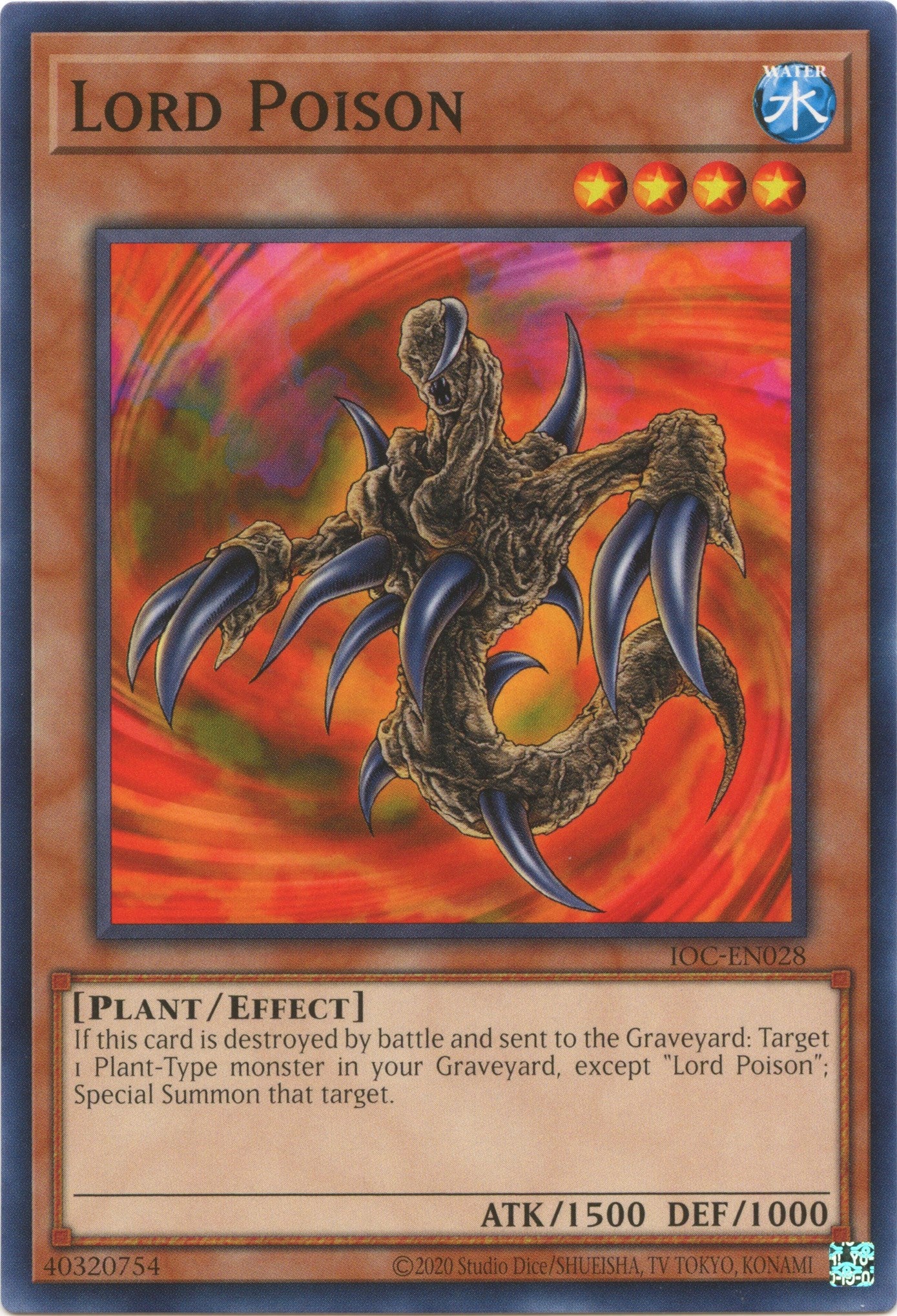 Lord Poison (25th Anniversary) [IOC-EN028] Common | Odin's Place