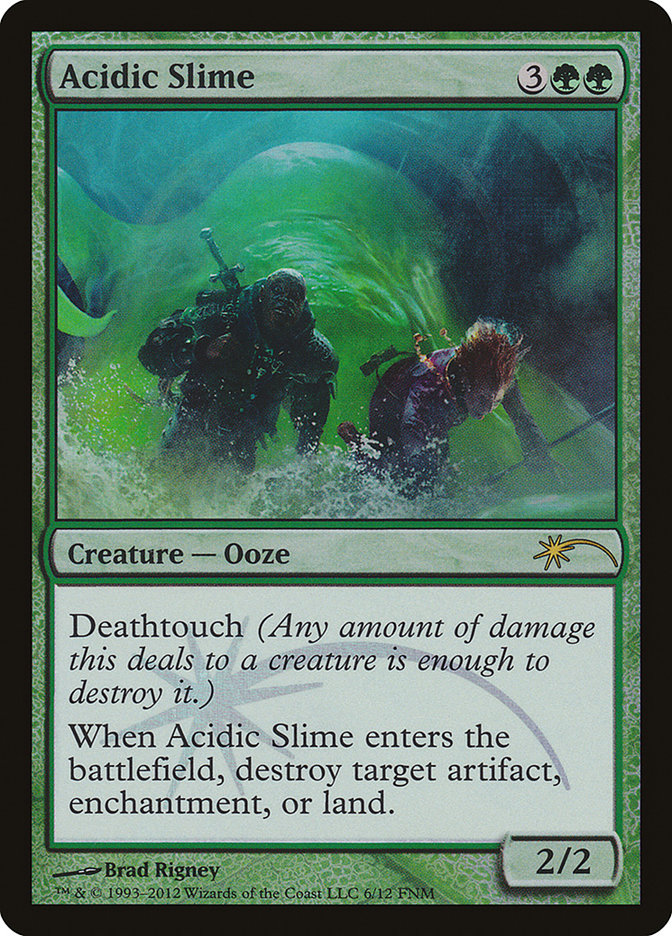 Acidic Slime (6) [Friday Night Magic 2012] | Odin's Place