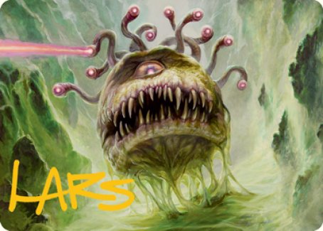 Beholder Art Card (Gold-Stamped Signature) [Dungeons & Dragons: Adventures in the Forgotten Realms Art Series] | Odin's Place