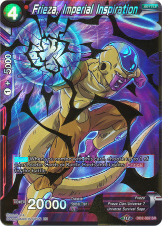 Frieza, Imperial Inspiration (DB2-007) [Divine Multiverse] | Odin's Place