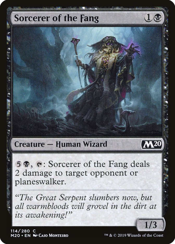 Sorcerer of the Fang [Core Set 2020] | Odin's Place