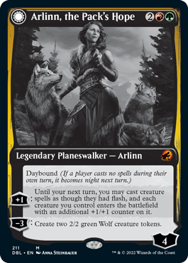 Arlinn, the Pack's Hope // Arlinn, the Moon's Fury [Innistrad: Double Feature] | Odin's Place