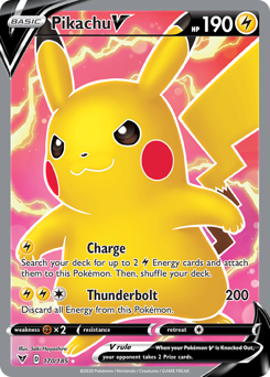 Pikachu V (170/185) [Sword & Shield: Vivid Voltage] | Odin's Place