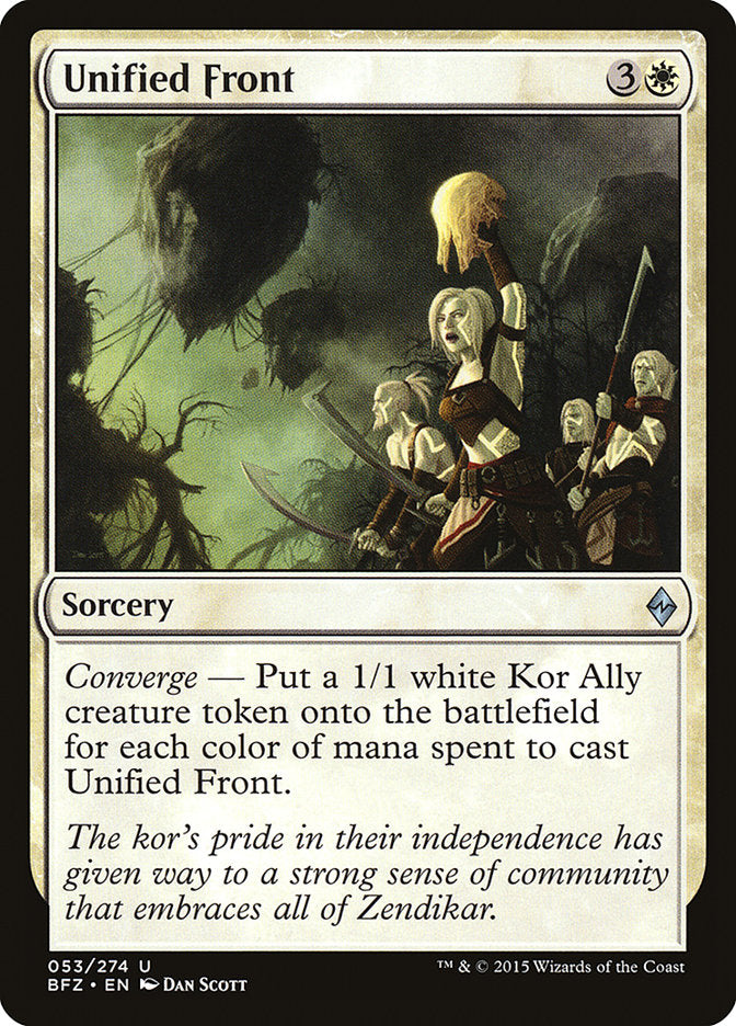 Unified Front (53) [Battle for Zendikar] | Odin's Place