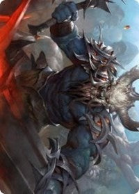 Frenzied Raider Art Card [Kaldheim Art Series] | Odin's Place