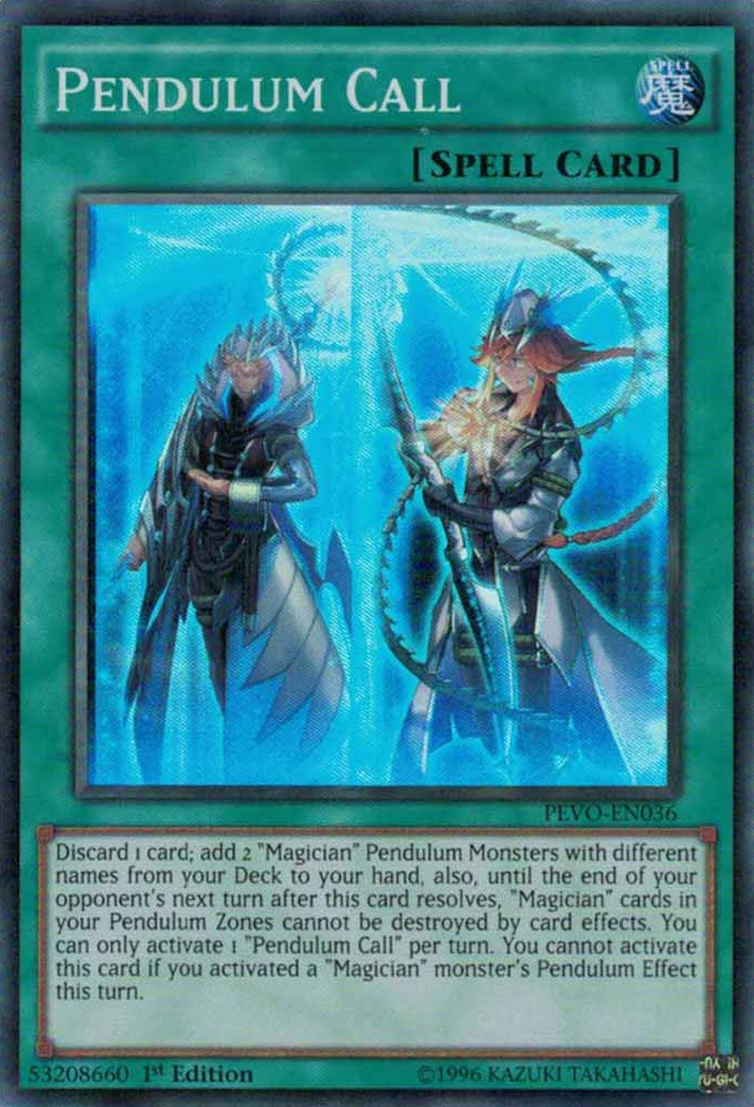 Pendulum Call [PEVO-EN036] Super Rare | Odin's Place
