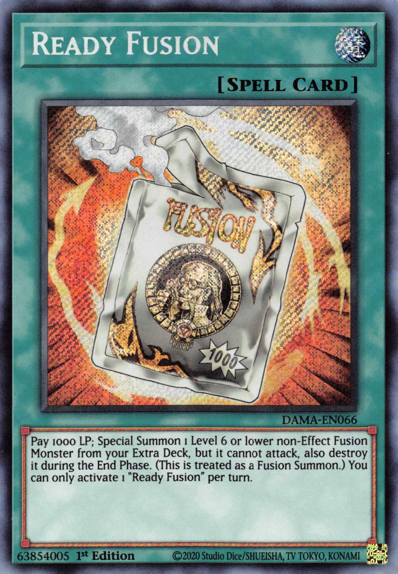 Ready Fusion [DAMA-EN066] Secret Rare | Odin's Place