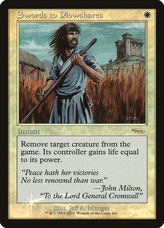 Swords to Plowshares (6) [Friday Night Magic 2001] | Odin's Place