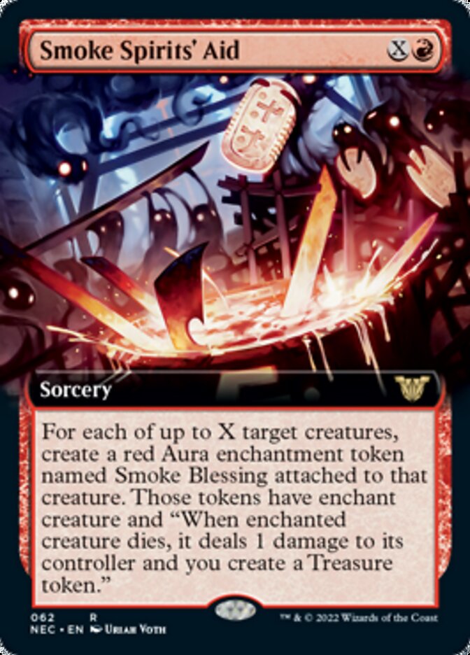 Smoke Spirits' Aid (Extended Art) [Kamigawa: Neon Dynasty Commander] | Odin's Place