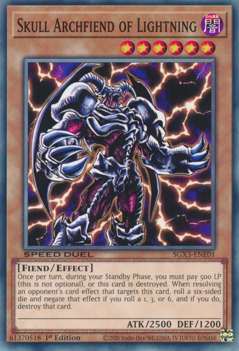 Skull Archfiend of Lightning [SGX3-ENE01] Common | Odin's Place