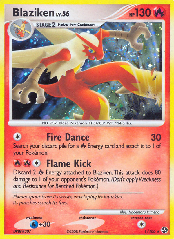 Blaziken (1/106) [Diamond & Pearl: Great Encounters] | Odin's Place