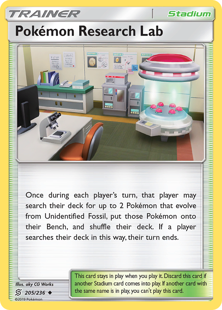 Pokemon Research Lab (205/236) [Sun & Moon: Unified Minds] | Odin's Place