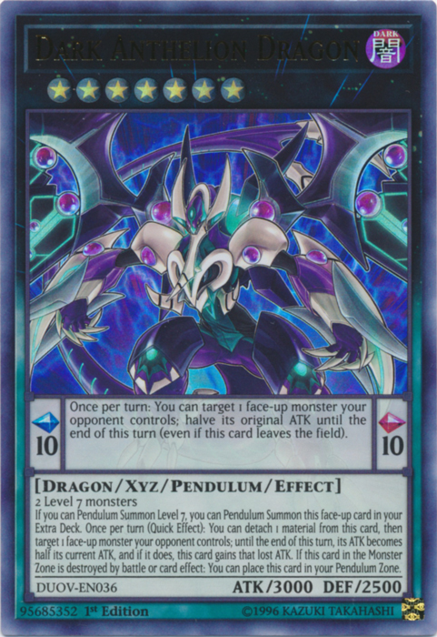 Dark Anthelion Dragon [DUOV-EN036] Ultra Rare | Odin's Place