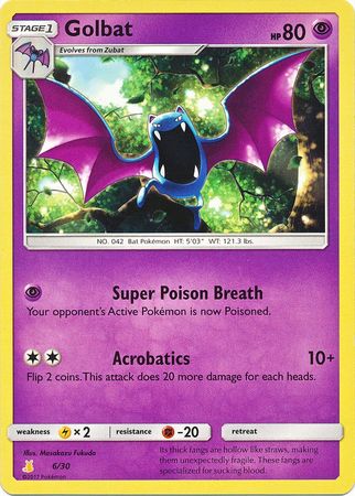 Golbat (6/30) [Sun & Moon: Trainer Kit - Alolan Raichu] | Odin's Place