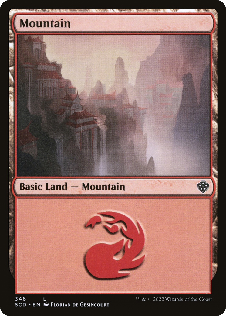 Mountain (346) [Starter Commander Decks] | Odin's Place