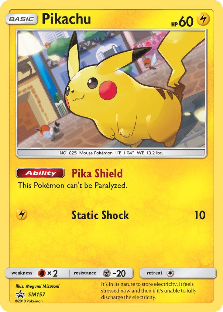 Pikachu (SM157) [Sun & Moon: Black Star Promos] | Odin's Place