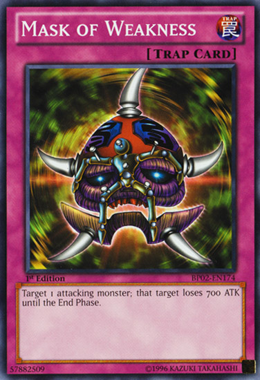 Mask of Weakness [BP02-EN174] Mosaic Rare | Odin's Place