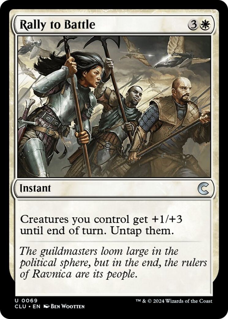 Rally to Battle [Ravnica: Clue Edition] | Odin's Place